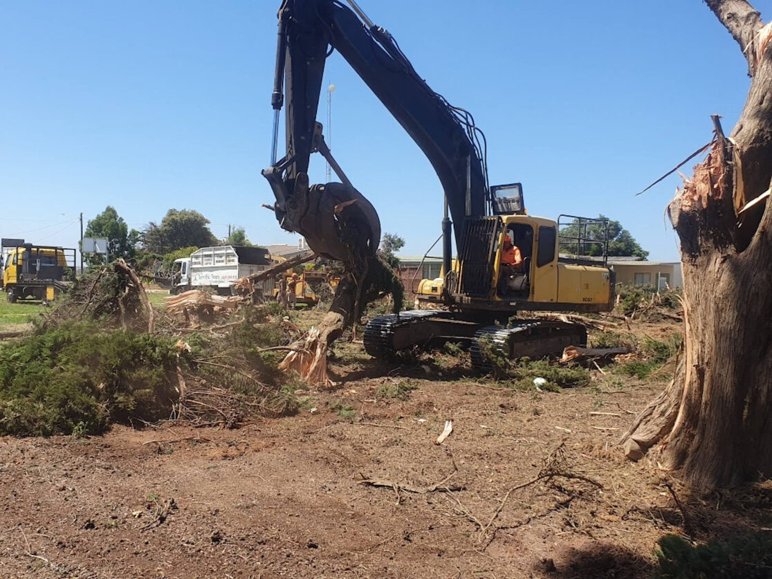 One Call Demolition land clearing project